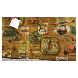 Hand knoted. Twin quilt.  Circa 1950