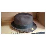 Vintage Ashley Fine Felt Wool Hat (Size 7)