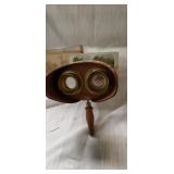 1895/1896 stereo graphoscope and 19 viewing carxs