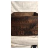 1879 rare wood Peruna tonic box.  By Peruna