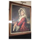 Mid Century. Wall Art.  "Evita" by Jose