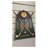 Vintage Metal and Wood Golf Sign