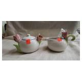 Avon China Sugar and Cream Dish Set