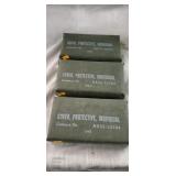 3 Navy issued individual  protective cover  1943