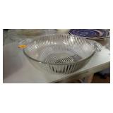Vintage Decorative Glass Serving Dish