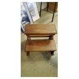 2 step wooden steps