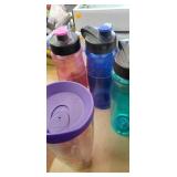Flat of 3 cool gear water bottles & Tervis