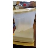 Lot of cereal container & Tupperware deviled egg