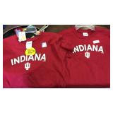 2 Indiana. IU.  Youth tee shirts.  Size small.