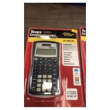 Texas Instrument scientific calculator.