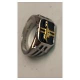 Ford Mustang emblem ring.  Size 11/12(?)