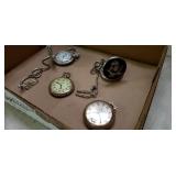 Lot of Pocket Watches (4 Total)