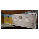 3-Light Vanity Fixture: 26.3" x 8" x 8.5",