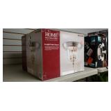 3-Light Flush Mount: 11.5" x 15"