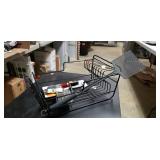 Lot of Misc Kitchen Items: Dish Rack, Can Opener,
