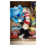 Toy Lot blues clues, Cat and the hat cars