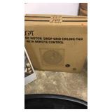 16inch DC Motor Drop Grid Ceiling Fan (with