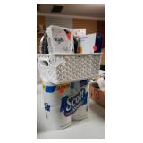 Lot of Toilet Paper and Other Kitchen Items