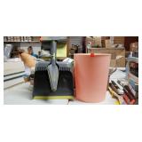 Dust Pan with Angled Brush and Plastic