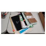 Lot of Notebooks and Cloth Pouches