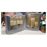 Two Boxes of Decorative Flameless Candles