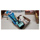 Flat of Misc Beauty Supplies and Massaging Gel