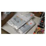 3 Clear Plastic Shower Liners