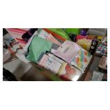 Lot of Paper Bags, Tissue Paper, and Decorations