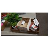 Lot of Household Items: Artificial Plants,