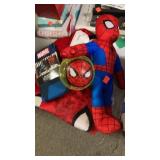 Spider-Man ball, doll, pillowcase and blanket