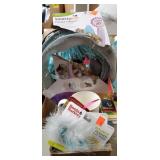 Cat flat...toys and coffee mug