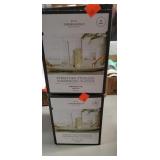 2 boxes threshold seamless champagne glasses