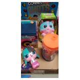 Flat of toys LOL, fuzzy wobble jigglers,Barbie