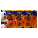 3 bottles of banana boat ultra sport sunscreen