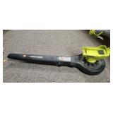 Used ryobi 40 V leaf blower, no battery