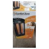 Comfort zone quartz radiant heater
