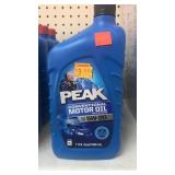 4 - 1 qt Bottles.  Peak.  Motor Oil.  5W-20