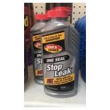 Stop leak. 2-11 oz bottles.