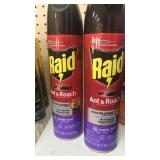2 cans Raid ant & roach spray. Lavender scent