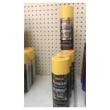 5 spray cans Miracal spray enamel. Gold / Yellow