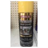 4 spray cans Miracal spray enamel. Gold / Yellow
