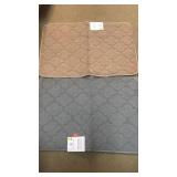 2 accent rugs.  18"x27"