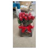 A dozen Belgian milk chocolate roses