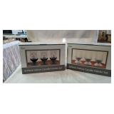 2- 6 piece votive candle holder sets