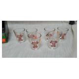 Lot of 6 shot glasses