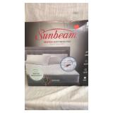 Full size heated mattress pad Sunbeam.