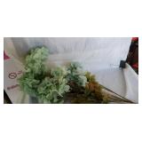 Lot of artificial flowers