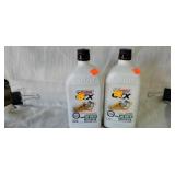 2 bottles Castrol GTX oil