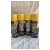 4 Yellow (Cap Indicates Color) Spray Enamel
