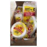 Variety Bix of food trays, bowls hinged